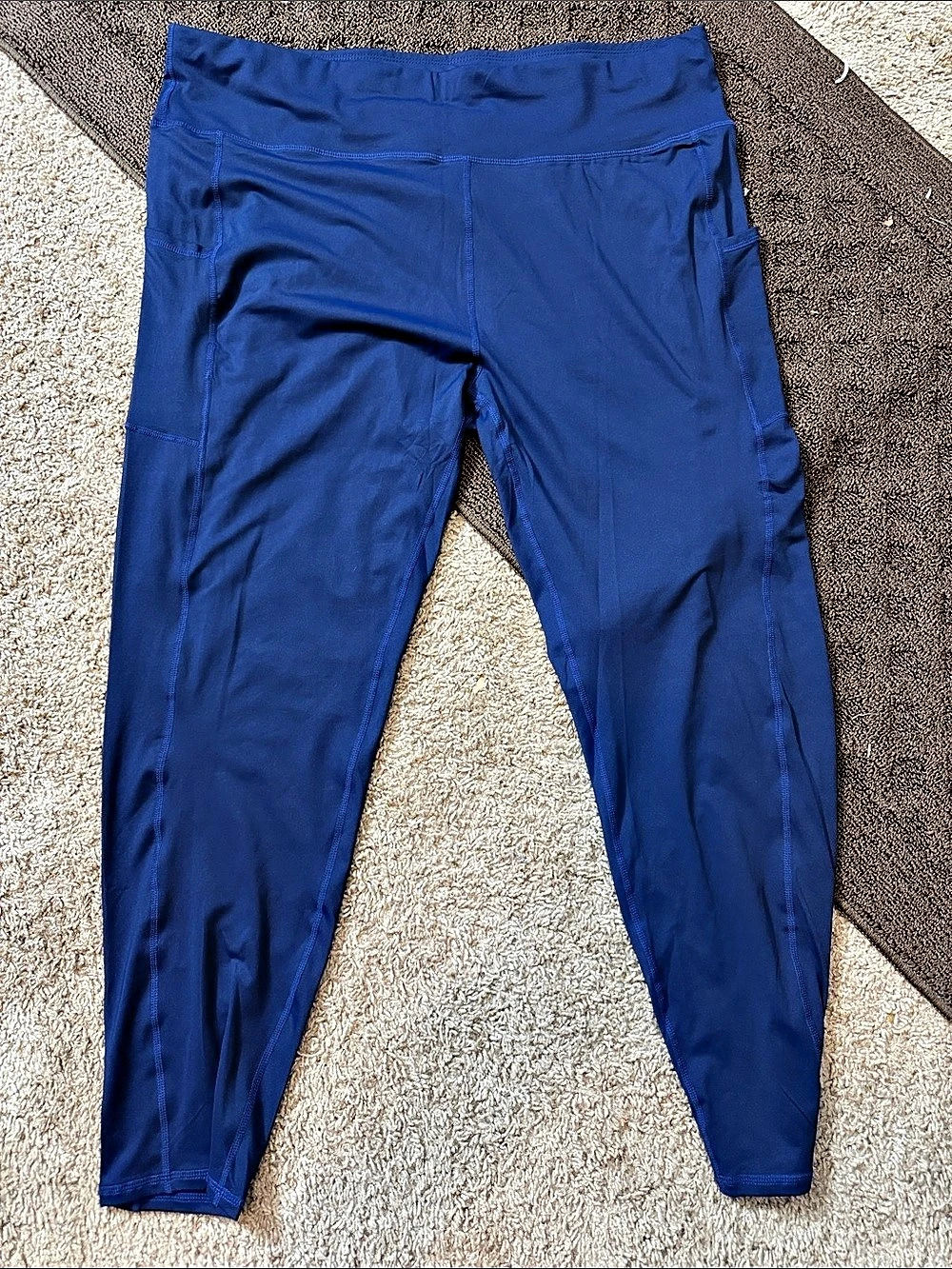Blue Athletic Leggings Size 4XL Like New